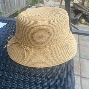 Macy's Kids Beige Straw Hat